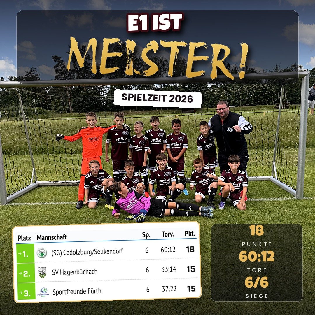 E1 ist Meister