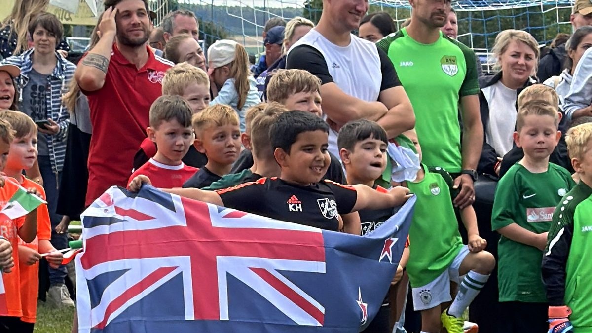U7 der SG Cadolzburg/Seukendorf als Neuseeland bei der Sparkassen Mini-WM 26
